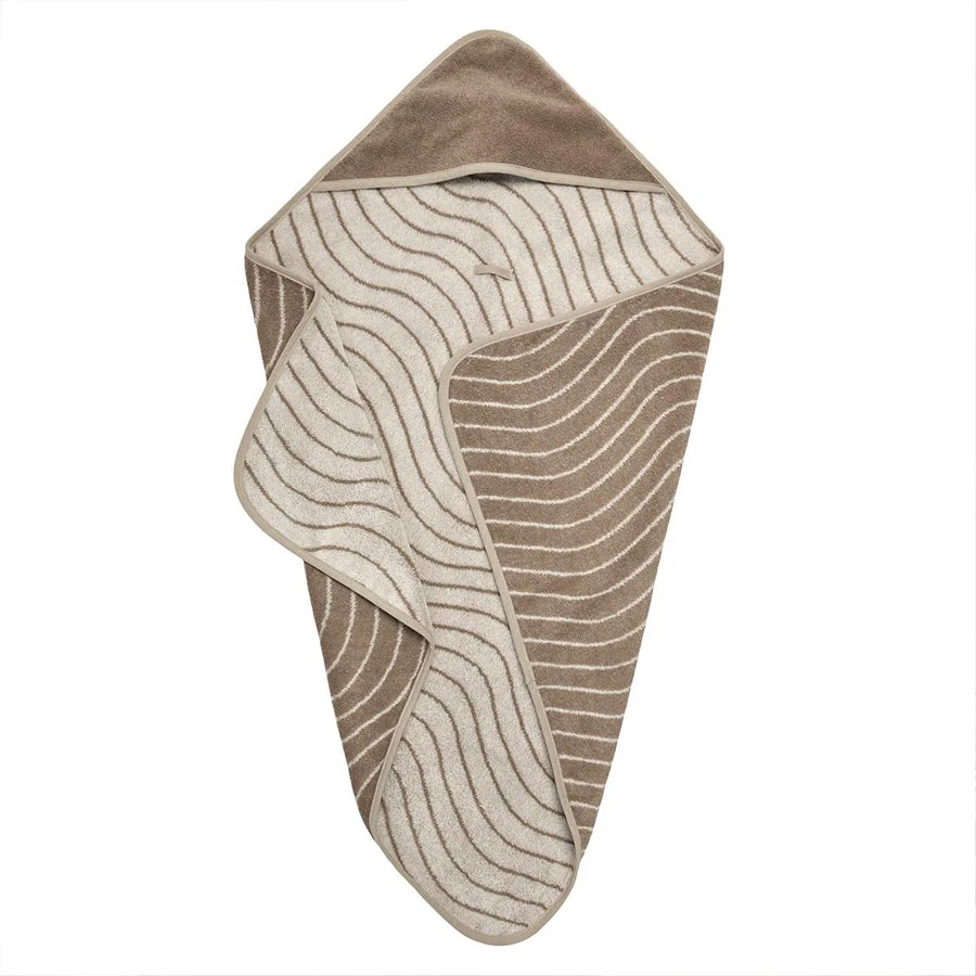Leander Kapuzen-Handtuch, organic, Woodland cappuccino