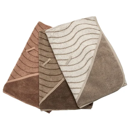 Leander Kapuzen-Handtuch, organic, Woodland cappuccino