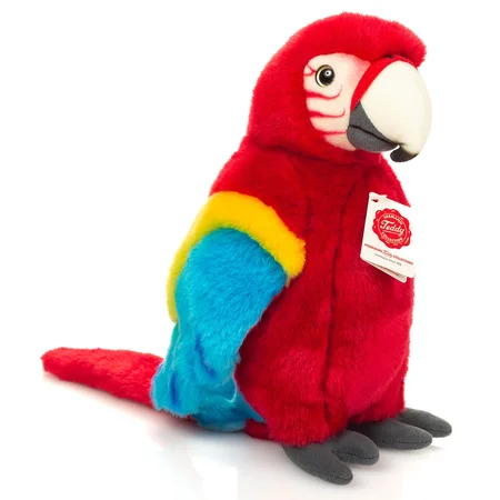 Teddy Hermann Ara Papagai, 27 cm