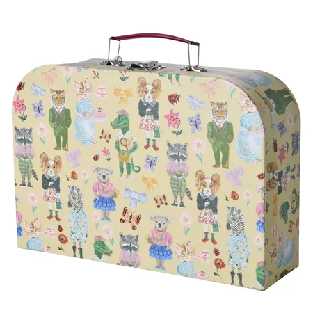 Rice Papkuffert 3-pak med Nathalie Lété Print, Creme