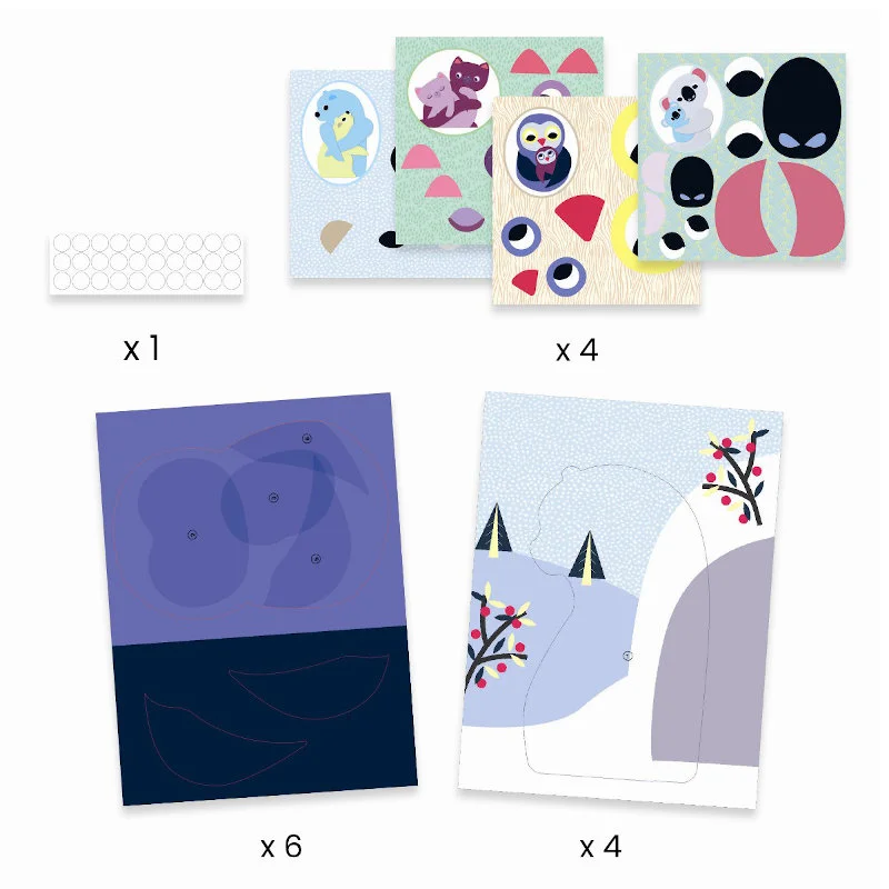 Djeco Kreativ æske, Collage for de mindste - Kram