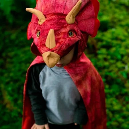 Great Pretenders Triceratops-Cape, rot 4-5 Jahre