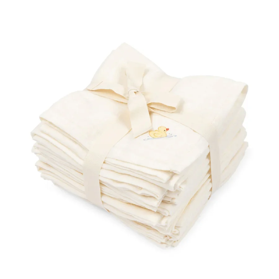 Konges Sløjd Fanga Nuvoli 10er-Pack Mulltücher, Antique White