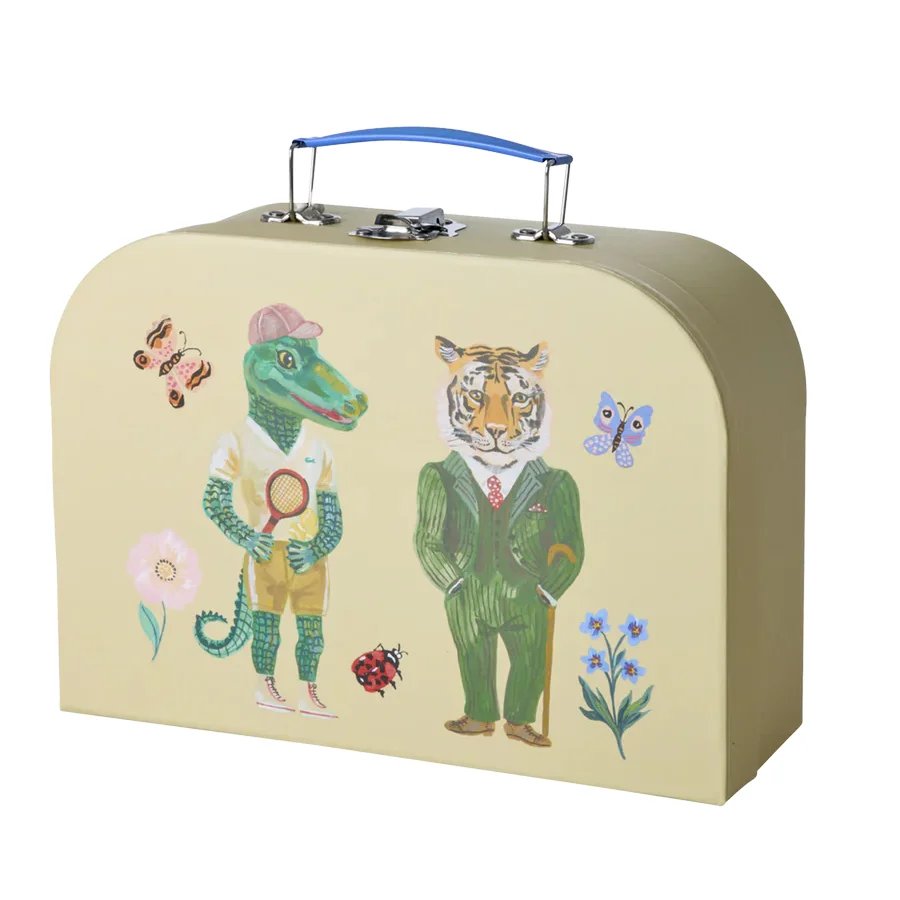 Rice Papkuffert 3-pak med Nathalie Lété Print, Creme