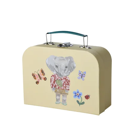 Rice Papkuffert 3-pak med Nathalie Lété Print, Creme