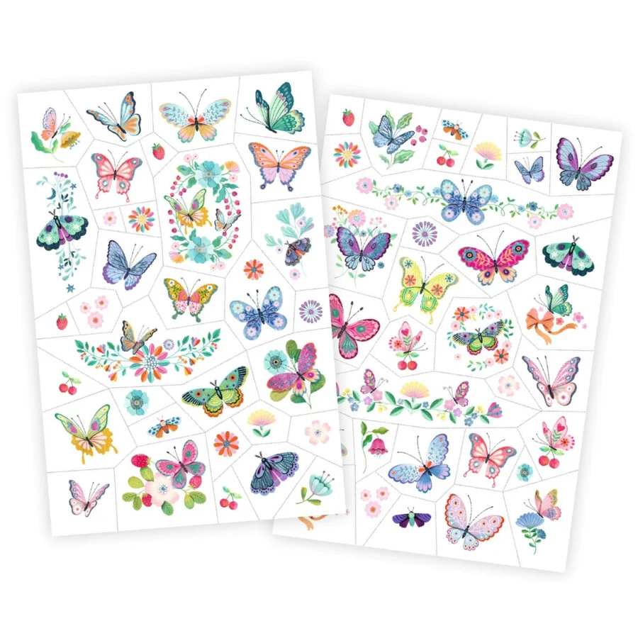 Djeco Tattoos, Schmetterling
