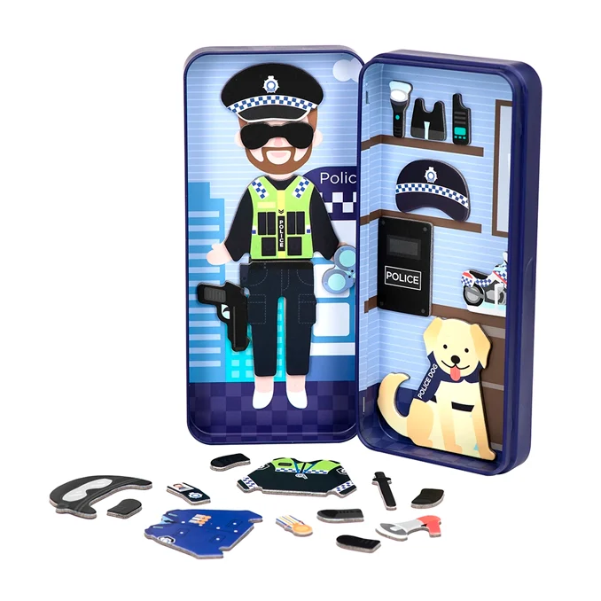 mierEdu, magnetisches Reiseset "Polizeibeamter"