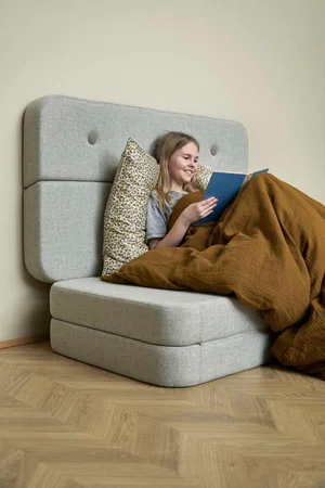 KK Kindersofa soft, beige, byKlipKlap