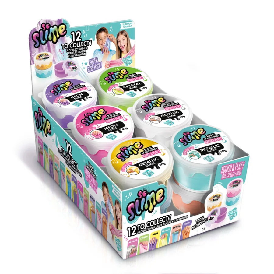 So slime Schleim, verschiedene Farben