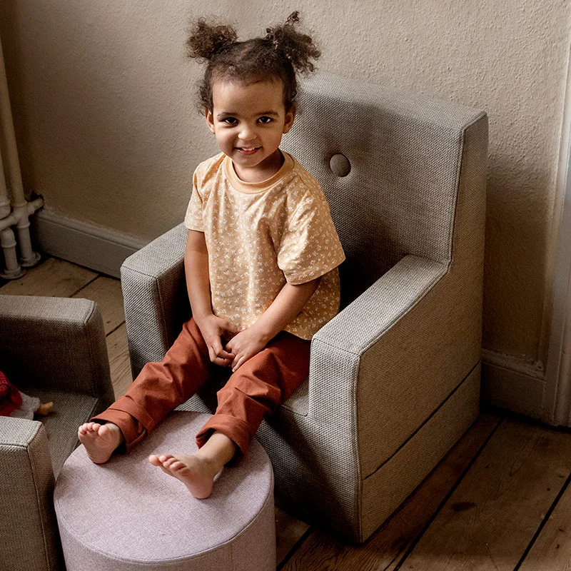 KK Kindersessel soft XL, sand, byKlipKlap
