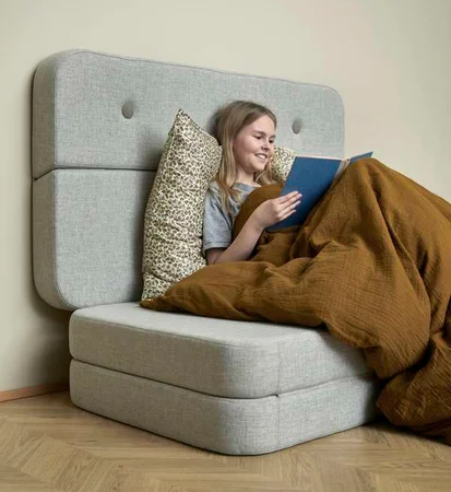KK Kindersofa soft, beige, byKlipKlap