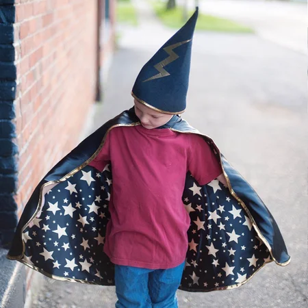 Great Pretenders vendbar kappe, tryllekunstner-troldmand