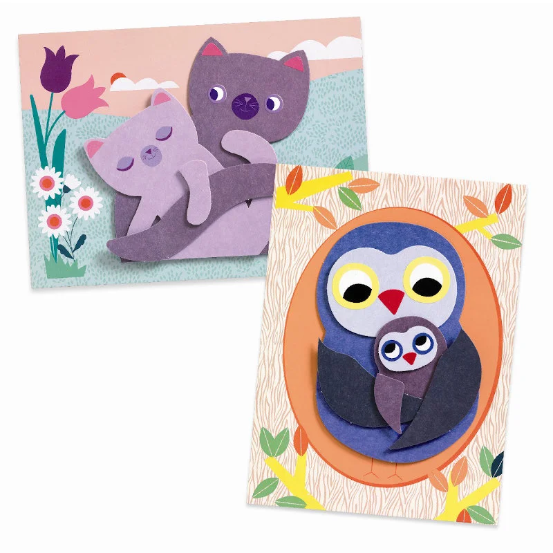 Djeco Kreativ æske, Collage for de mindste - Kram