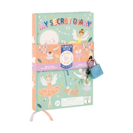 Floss & Rock Tagebuch mit Schloß & Duft, Zauber