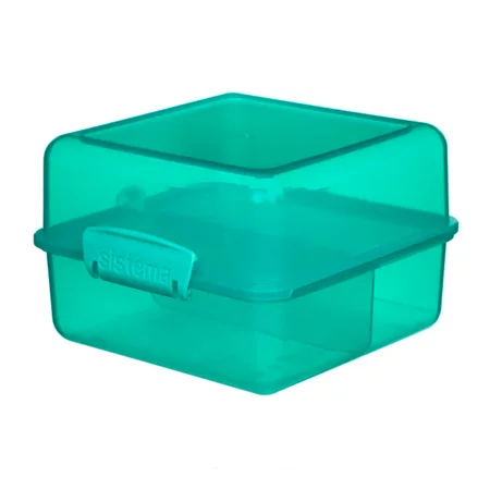 Sistema Brotdose mit Fächern, teal