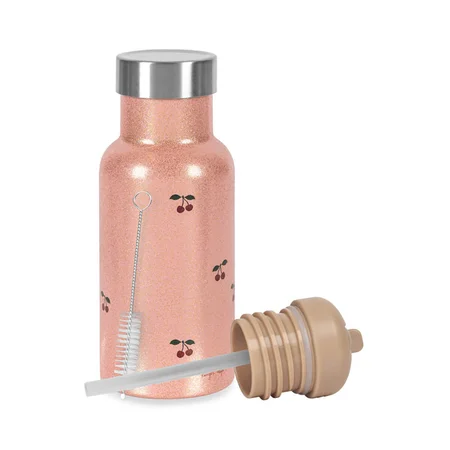 Konges Sløjd Glitter Thermosflasche, Cherry Glitter