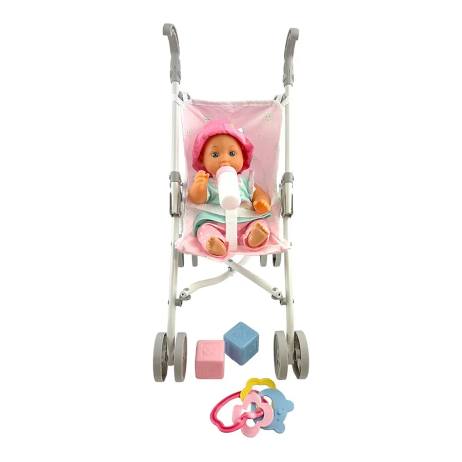 Happy Friend Lotta Puppe 30 cm mit Buggy