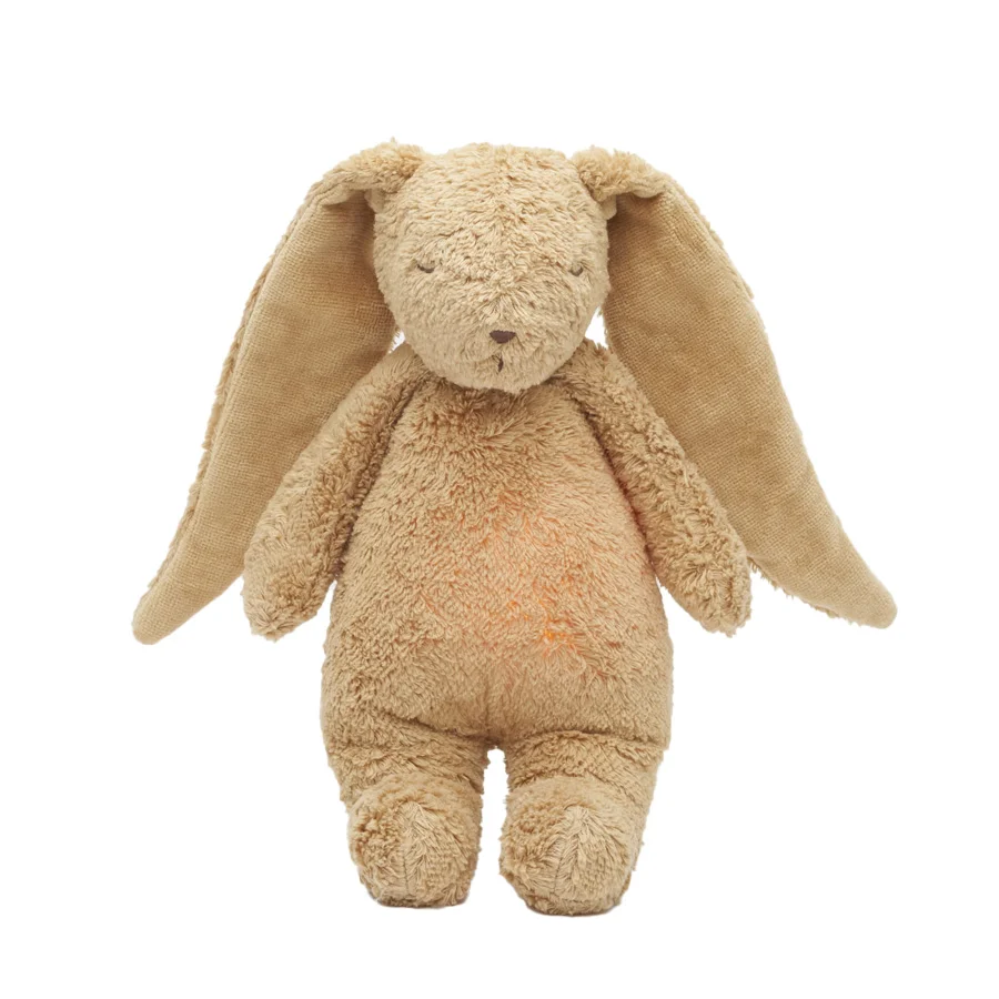 Moonie 2.0 Organic Humming Kaninchen mit Lampe, cappuccino