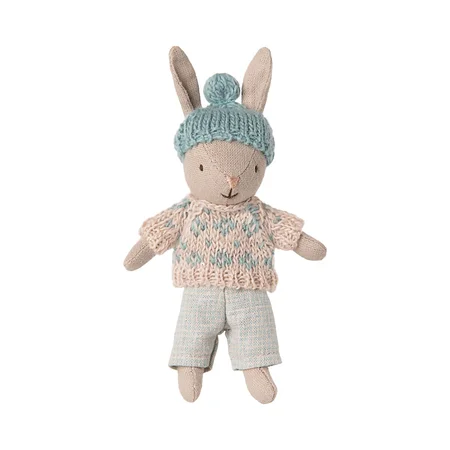 Maileg Winterhase Micro, Sand - Mint