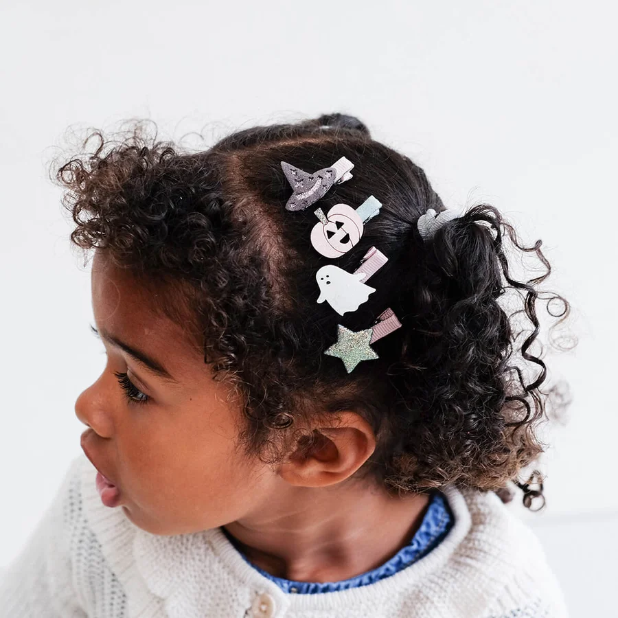 Mimi & Lula 8 Hårclips, Mini Halloween