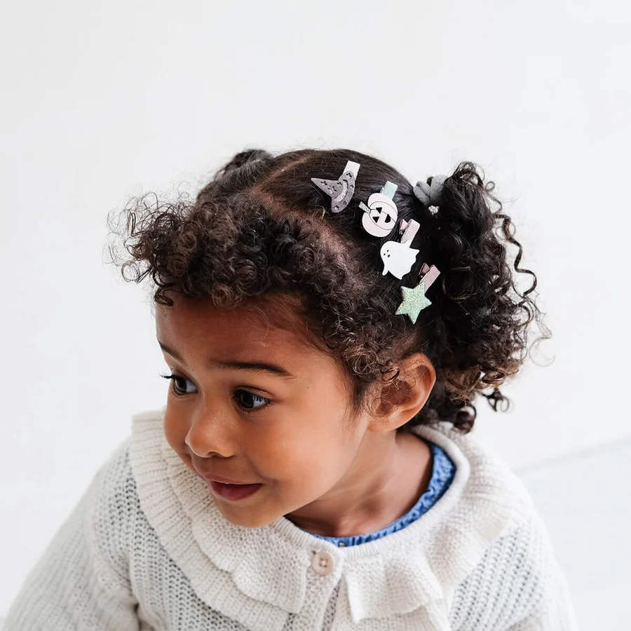Mimi & Lula 8 Hårclips, Mini Halloween