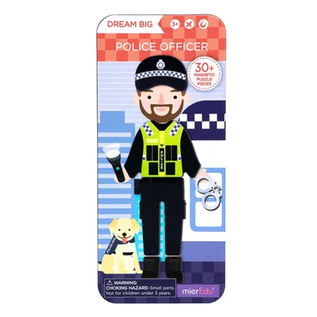 mierEdu, magnetisches Reiseset "Polizeibeamter"