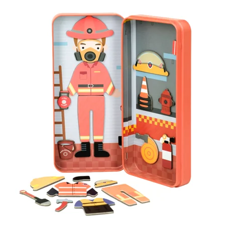 mierEdu, magnetisches Reiseset "Feuerwehrmann"