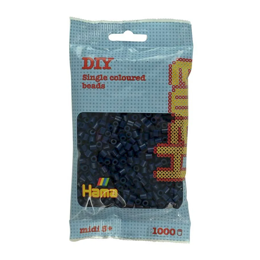 Hama Perlen 1000 Stück Mitternachtsblau, Farbe 116