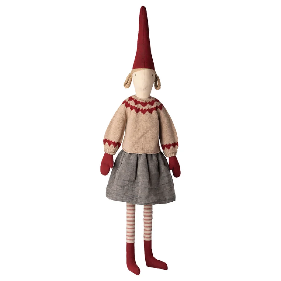 Maileg Pixi Mädchen Gr. 6 - Rock & Stricksweater