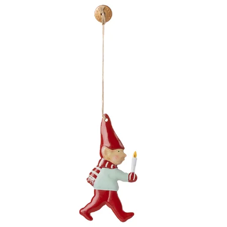 Maileg Metall-Weihnachtsanhänger, Pixi – Kerze