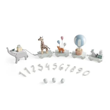 Sebra Geburtstagszug aus Holz, World of Sebra