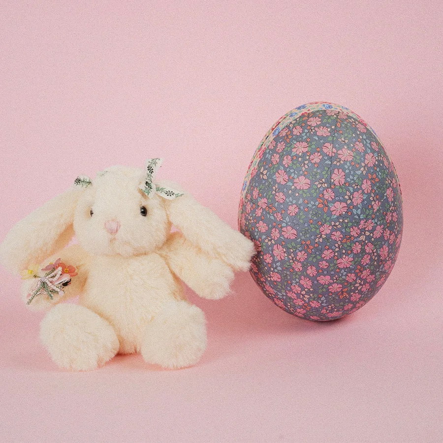 Konges Sløjd Kaninchen im Osterei, off white