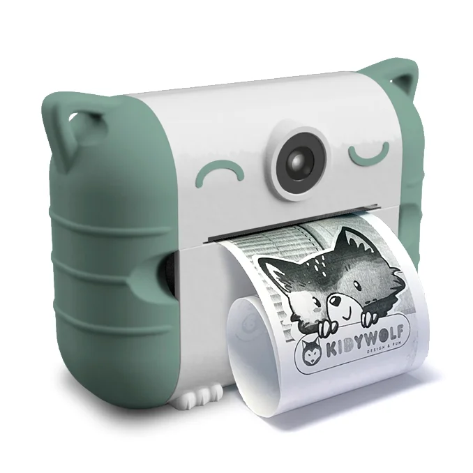 Kidywolf printkamera, grün