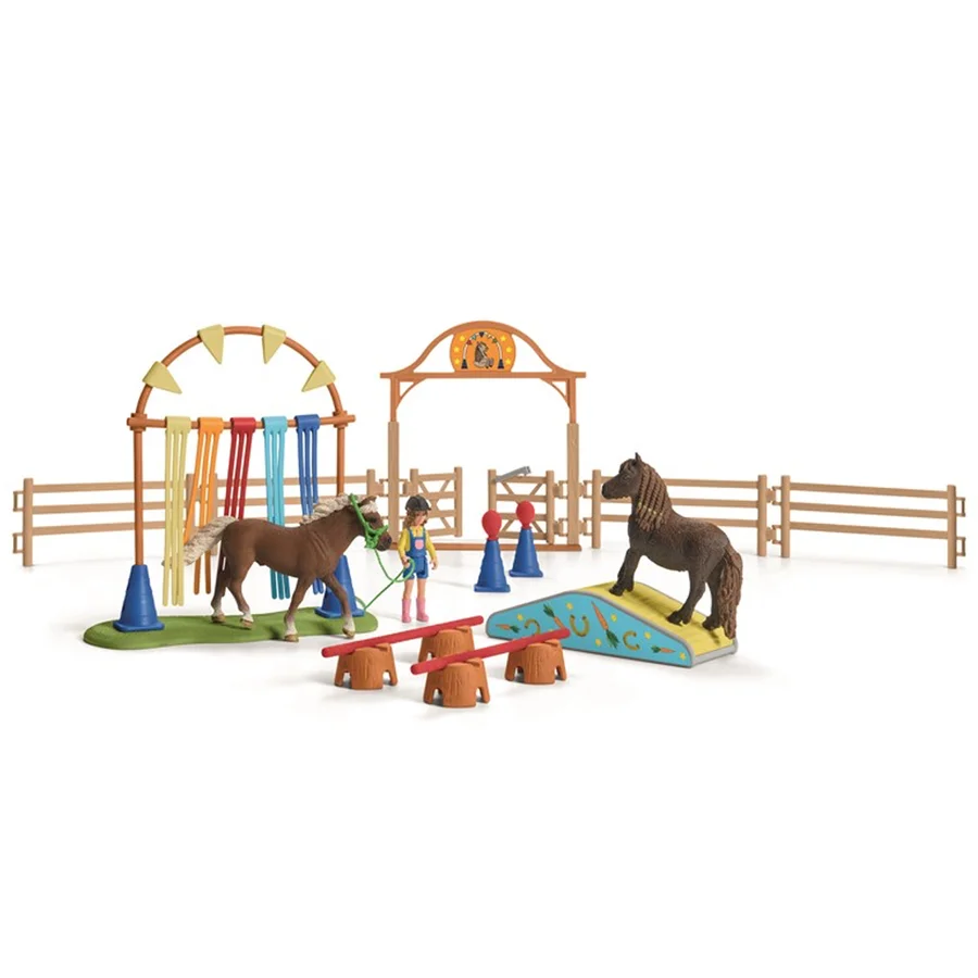 Schleich Pony Agility træning