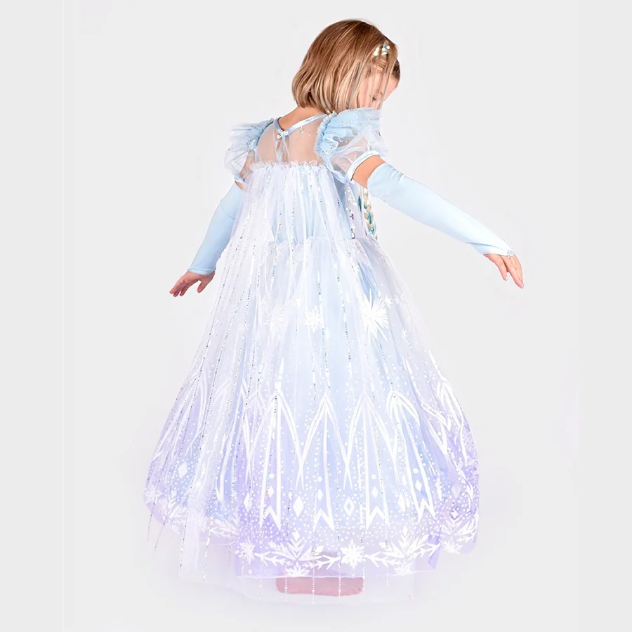 Den Goda Fen Eisprinzessinnen-Kleid 