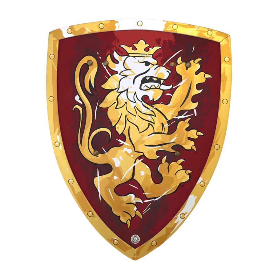Liontouch Knight Line, Ritterschild, rot/gold
