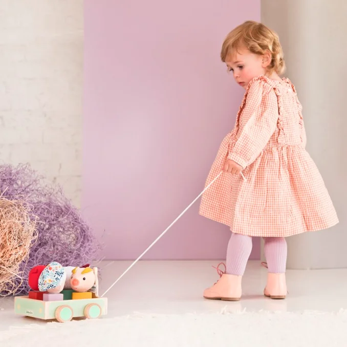 Lilliputiens Louis Ziehwagen mit Figuren