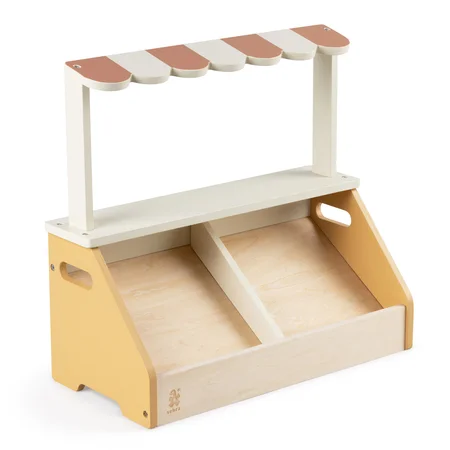 Sebra Marktstand aus Holz