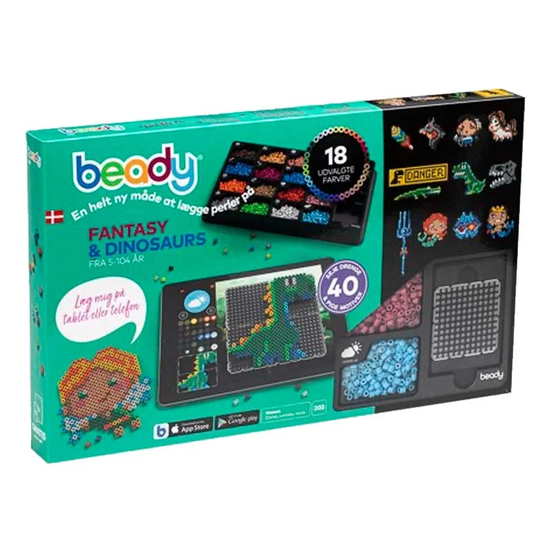 Beady Fantasy og Dinosaurer m.4500 perler