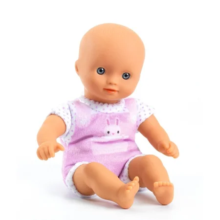Djeco Pomea Mini-Puppe, rosa Kleidung