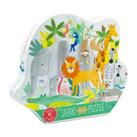 Kinderpuzzle, 40 Teile - Jungle, Floss & Rock