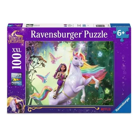 Ravensburger Puzzle, Unicorn Academy – XXL 100 Teile