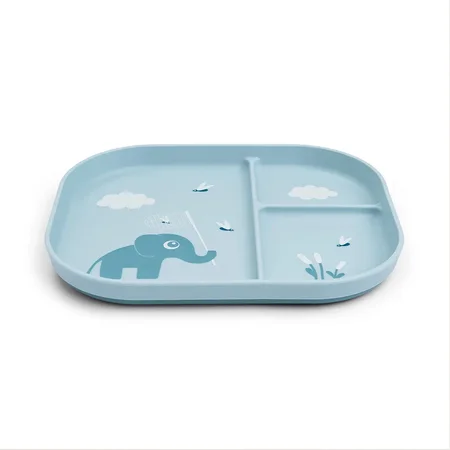 Done by Deer Foodie raumgeteilter Teller, Elphee blau