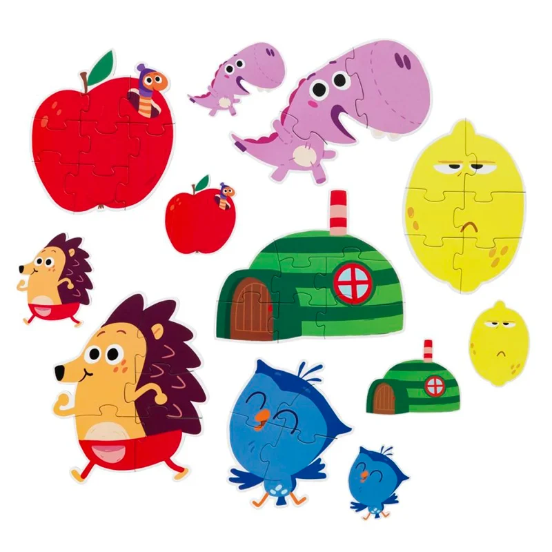 DR Børste Puslespil, 6 forskellige