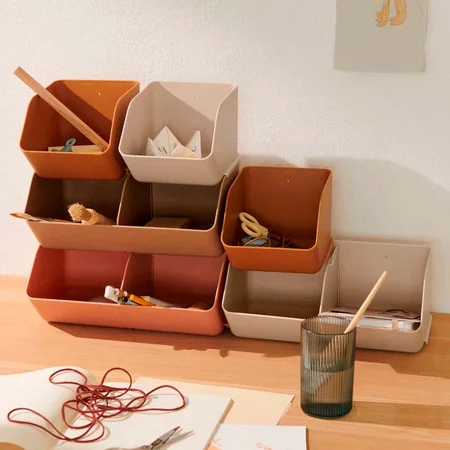 Liewood 2er-Pack Rosemary Desktop Organizer, tuscany rose