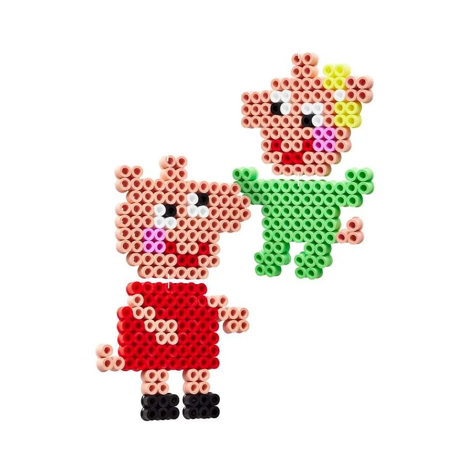 Hama Maxi Eimer Bügelperlen Peppa Pig und Kleine Schwester