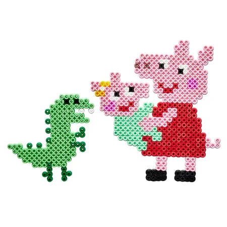 Hama Midi Box Bügelperlen Peppa Pig und Kleines Schwester