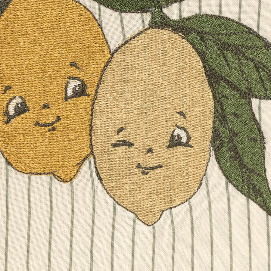 Konges Sløjd Aufbewahrungskorb, groß - Lemon