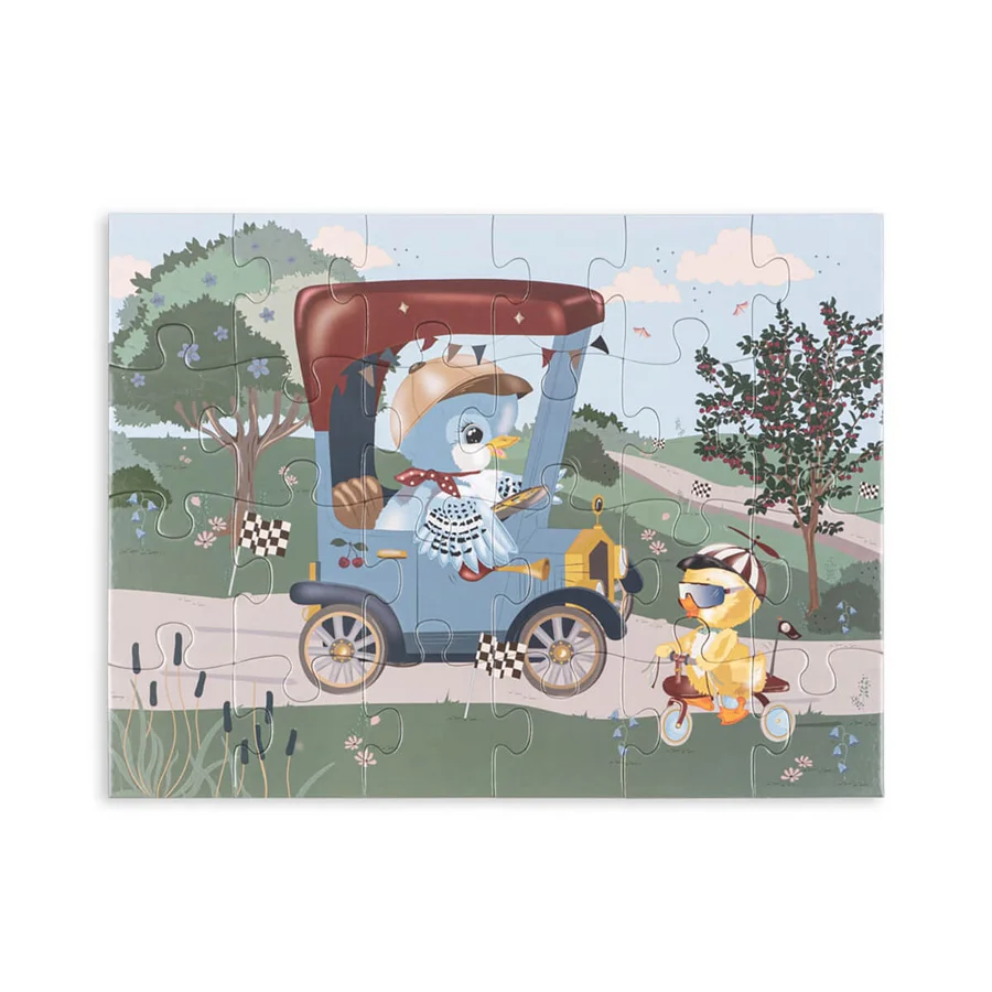 Konges Sløjd Birdie Puzzlespiel - Car Birdie