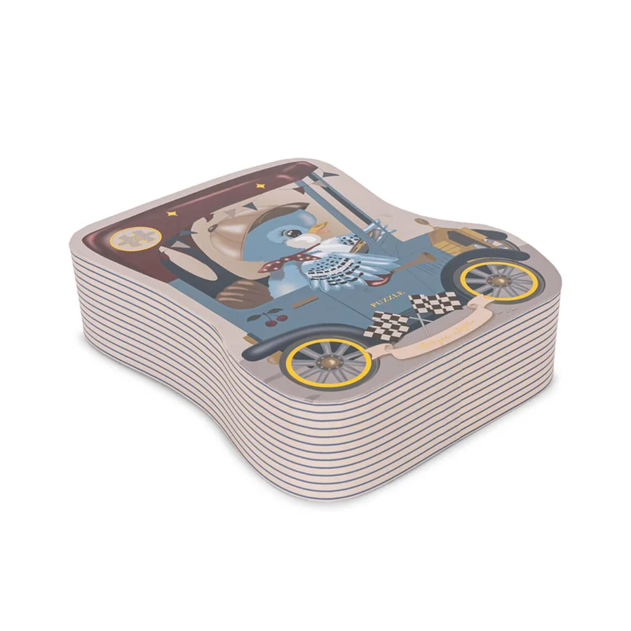 Konges Sløjd Birdie Puzzlespiel - Car Birdie